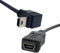 xiwai Mini B USB 5 pin maschio a femmina cavo di prolunga tipo B 90 gradi angolo di ricarica cavo 20 cm per fotocamera GPS