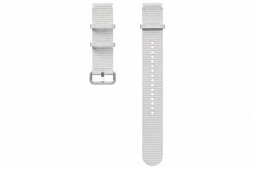 Samsung Athleisure Band Cinturino sportivo e versatile (M/L) per Galaxy Watch4 | Watch5 | Watch6 | Watch FE | Watch7 Series, Silver