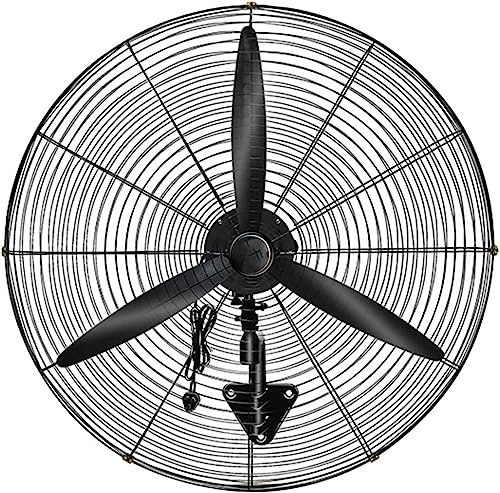 WYRMB Wandventilator, Wandventilator, Oszillierender Wandventilator, 3 Geschwindigkeitsstufen, Wandventilator aus Metall (A 68 x 70 cm)