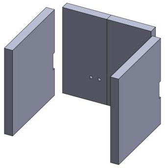 Feuerraumauskleidung - Für Wamsler Kaminöfen inkl. Modellübersicht - Für Verschiedene Kamin & Ofenmodelle - Kaminofenauskleidung aus Schamotte - passgenau & einfach austauschbar [4-teilig]