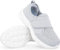 PTLYE Chaussures diabétiques pour Femmes Extra Larges avec Sangle réglable, Chaussures orthopédiques, Chaussures de randonnée à Enfiler pour Les Pieds gonflés des Personnes âgées-Grey||43 EU