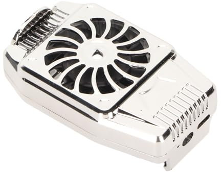 VBESTLIFE Enfriador de Teléfono Móvil Enfriador de Teléfono Súper Silencioso con Tecnología de Salida de Aire Clip Retráctil Ventilador de Enfriamiento Portátil para Ver Videos de Juegos