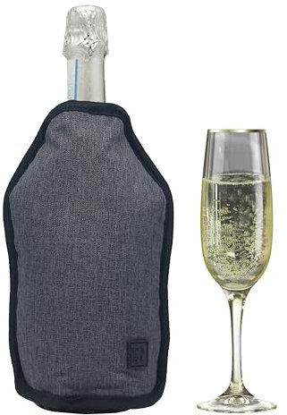 Freezable Wine Cooler Sleeve – Reusable Gel Wine Bottle Chiller for 750ml Bottles. Perfect Wine Gift for Christmas, Birthdays & Hosts. Portable Cooling Sleeve for Picnics, Parties & Home – Oak & Ember