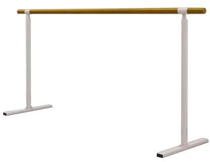 Freistehende Ballettstange, tragbarer Ballettstock mit Einer Stange, Ballettausrüstung für Studio-Stretching und aktives Training (weiß, 120 cm)