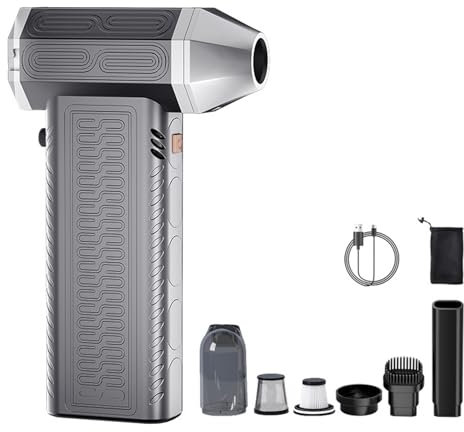 Duyeuau Aspirateur compact de voiture avec forte puissance d'aspiration 130 000 tr/min pour nettoyage intérieur de véhicules automobiles