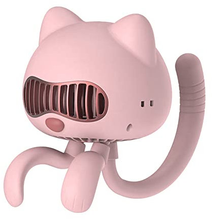 SDGBCXD, Mini Portable Stroller Fan USB Rechargeable 4000MAh Personal Handheld Clip on Aromatherapy Fan Office-Pink,Fans