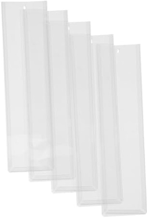 SUPVOX 5pcs Wall Mounted Toy Car Display Shelf with Protective Card Cases for Diecast Cars Storage Organizer for Collectors and Enthusiasts