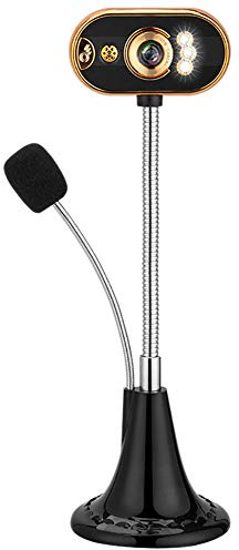 USB HD Webcam with Microphone - 360-Degree Wide View Angle for PC, Laptop, and Desktop
