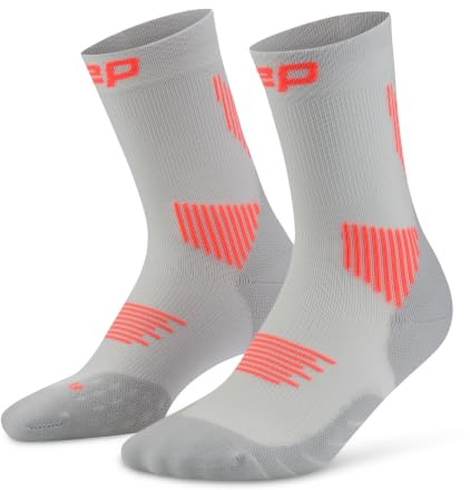 CEP 5.0 Mid Cut – Kurze Laufsocken für Herren – Laufsocken mit Kompression für mehr Stabilität und Blasenschutz und blasenfreies Laufen – Hochwertige Running Socks für optimale Durchblutung
