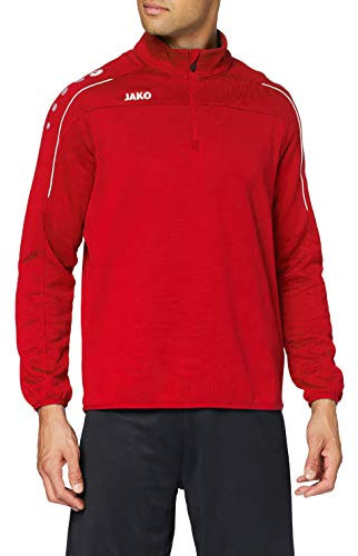 JAKO Classico Ziptop rotweiss, S Herren