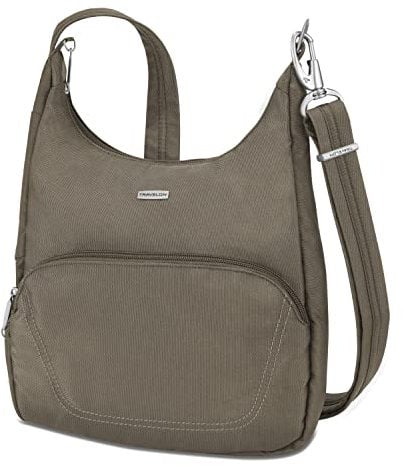 Travelon Klassische Messenger-Tasche mit Diebstahlschutz, Muskatnuss, Einheitsgröße