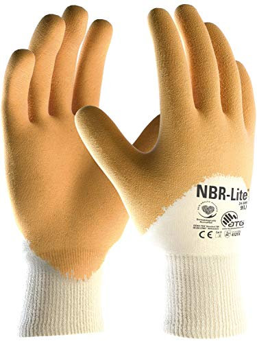 ATG Handschuhe 24-985 Nitril-Handschuhe NBR-Lite beige/gelb 10