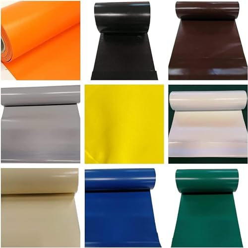 Telo in PVC da 650 gr/m², Telone Impermeabile per Esterno, Vendita al Mezzo Metro Lineare, Telo Plastica Resistente al Vento, Antipioggia, Antistrappo e Antimuffa (Bianco, Altezza pezza 300CM)