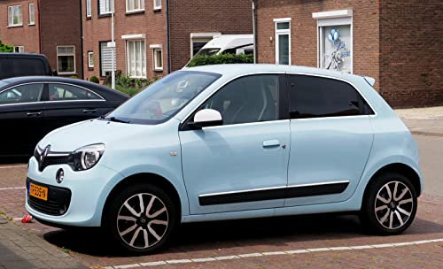 Luxyline Baguette chromée de Contour des vitres latérales pour Renault Twingo I & Renault Twingo II