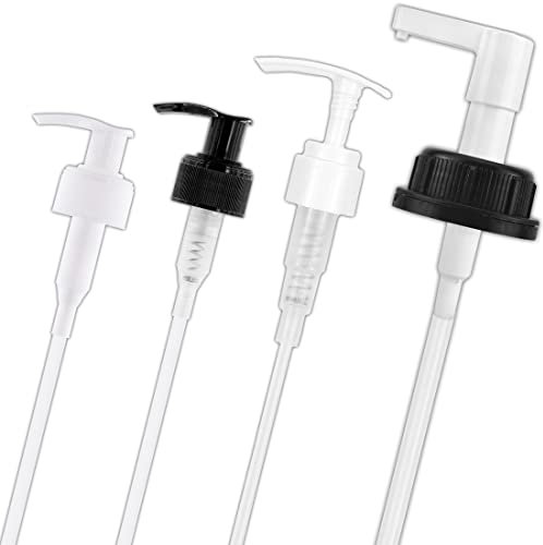 C.P. Sports Dosierspender, Dosierpumpe – 28 mm Gewinde (S, M) für 500 ml - 1000 ml (1 Liter) Flaschen oder 45 mm (XL) für Kanister (5 Liter) – lebensmittelecht, Getränkekonzentrat, Sirup – 10x Pumpe S