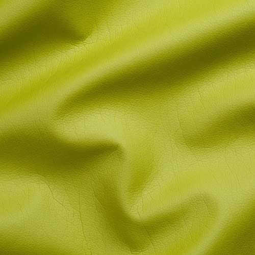 PINaPIN Möbelstoff Kunstleder Polstermaterial Polstermöbel Polyesterstoff Stoffe meterware zum Freizeit-Sets, Möbelbezüge, Möbelpolsterei, Sessel, Zubehöre 100 x 140 cm (GRÜN)