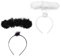 TSHAOUN 2 Stück Ange Halo Engel Stirnbänder Feder Halo Halloween Engel Kostüm Feder Halo Stirnband perfektes Accessoire für Halloween Weihnachten Karneval Kostüm