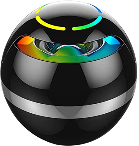 Altavoces Bluetooth inalámbricos portátiles con luz intermitente de colores Mostrar asistente inteligente AI Control de voz Compatible con tarjeta TF Jugar en casa Decoración de oficina Gadgets genial