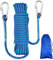 Cuerda Escalada, 10M Cuerda de Escalada para Exteriores, Cuerda de Seguridad Escalada, Cuerda de Rescate, con 2 Mosquetones Adecuado para Espeleología Camping Senderismo(10 mm de Diámetro)