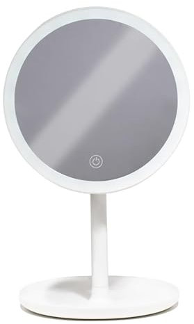 STYLPRO Melody Rechargeable Bluetooth Light-Up Mirror with Dimmable Lighting & Built-In Speaker – Perfect for Makeup and Beauty Routines