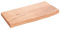 vidaXL Waschtischplatte, Multifunktional Arbeitsplatte mit Naturkante, Waschtischkonsole Tischplatte für Badezimmer, Holzplatte Platte, Hellbraun 60x30x(2-4) cm Massivholz Behandelt