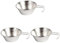 2 Stück Griff Reise Tragbare Stahl Edelstahlwaage, Schalen Kochen Traditioneller Topf Camping Picknick Praktische Shera Ausrüstung Camp mit Tasse, Faltbare Koreanische Schüssel Suppe Wein ( Color : Si