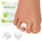 Bukihome Hammertoe Corrector - 6 Pack Toe Splints - Soft Gel Toe Straighteners - Realign Bent, Curled, Crooked, Claw, Hammer Toes - Toe Corrector for Men and Women, Medium Sizes (White)