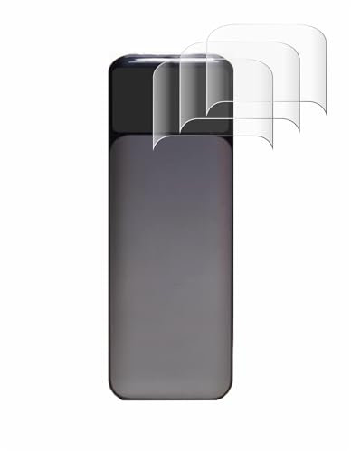 Savvies 4 Stück Full-Screen Schutzfolie für Anker Powerbank 737 Full-Cover Displayschutz-Folie mit Installationshilfe [3D Curved, Transparent]