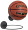 PUERSI Ball Halterung Wand Ballhalter Basketballhalter Wandhalterung 2er-set, Wandmontage Wandhalter für Basketball Fußball Volleyball, Metall Schwarz