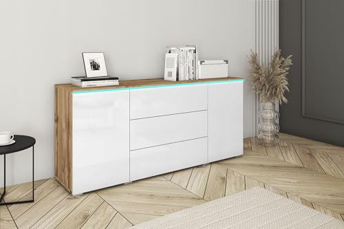 Muebles Slavic Meuble TV 150 cm - Meuble de Salon Moderne RTV