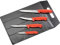 Giesser Messer - Made in Germany - WildLine Serie für Jäger und Angler, rutschfest, cm, Farbe orange, scharf, Griff PrimeLine, rostfrei (Zuschneidemesser Kullen 25 cm)