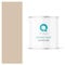 Q-COVER Keramik Farbe 2L (ca.14m²) Beige Wandfarbe Innenfarbe Abwaschbar Klasse 1 Mattfarbe Deckenfarbe Scheuerfest Küche Bad Treppen Ceramic Hohe Deckkfraft