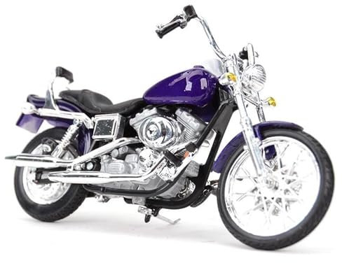 MPODYTSF Maßstabgetreues Modell 1:18 Motorrad Metall Modell Sammlung Simulation Druckguss Geschenke Für Harley Für Davidson FXDWG Für Dyna Wide Glide 2001