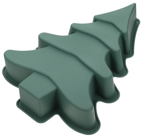 Awleynz Christmas Tree Cake Pan, 3D Christmas Tree Silicone Mold, Non- Stick Baking Mold for Holiday Parties Soap Mousse Cake Muffin Baking Supplies(8.2x10.6inch)