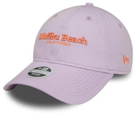 New Era Malibu Beach Cap für Damen 9Twenty unstrukturiert Kappe verstellbar Frau Mädchen lila - One-Size