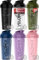 VELOMIX Shaker-Becher für Protein-Shakes, 800 ml, 6 x Schneebesen, auslaufsichere Protein-Shaker-Flasche für Protein-Shakes, Shaker-Flasche für Pre und Post Workout, Shaker-Becher