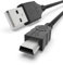 Bicmice Cable USB 2.0 estándar A a Mini-B USB de 5 pines