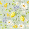 CHDITB Zitronenblüten Tapete,Weiße Blumen Möbelfolie Klebefolie,Zitronenbaum Boho Schlafzimmer Aufkleber(44x300cm) Zitrusblätter Wandaufkleber,Küche Wandsticker Schrank Regal Liner Blumenaufkleber