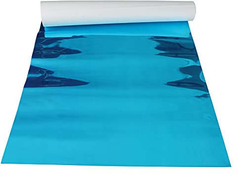 Lot de 2 carreaux de miroir autocollants flexibles incassables sans verre pour salle de bain, chambre à coucher, maison, salle de jeux, salle de sport, décoration murale - 50 x 100 cm