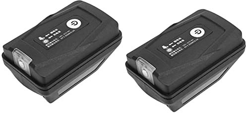 rieder 2X Adapter Light Lamp Flashlight Torch USB Mobile Phone Charger for Orange 4 Pin Socket 20V Li-Ion Battery Bank