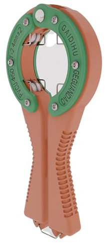 LeTkingok PVC Abflussrohr Schneidemesser, Rohrschneider, Rohrschere, Integrierte Rückprallkraft Reibungsloser Betrieb Außendurchmesser 50/75MM (50mm)