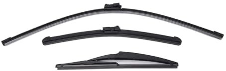 MAMXVKVZEU Para Fiat 500 500C 500L 2009-2023 Parabrisas Juego Limpiaparabrisas Delantero Trasero Escobillas limpiaparabrisas