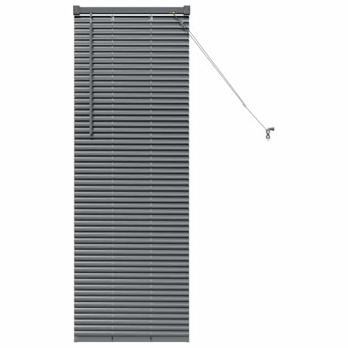 vidaXL Venetian Blinds Dark Grey 130 x 50 cm Aluminium