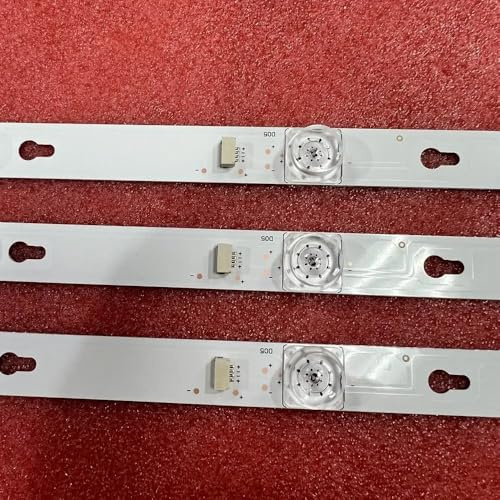 WHARGTSL Bandes de rétroéclairage LED 8 LED for téléviseurs 43UC6406X1, 43UD6236W, 43UD6236WX1, 43UV6206W, 43UV6206WX1, L43S4900, 43S303, 43S305(Kit 3pcs for 1 TV)