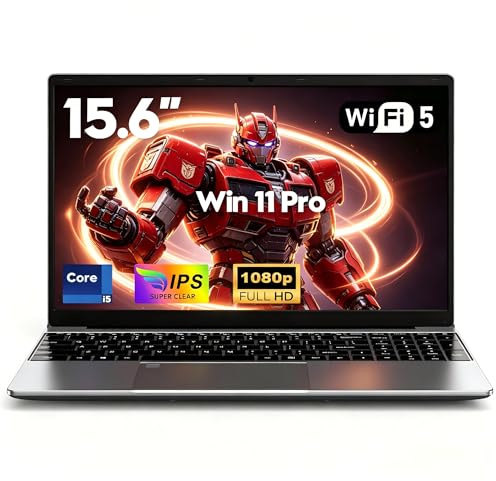 CHIFUYOU Ordenador Portátil 15,6 Pulgadas PC Portátil 16 GB RAM 1 TB SSD, Procesador i5 6200U (2,3 a 2,8 GHz), Laptop 2026, Teclado Completo retroiluminado, Pantalla FHD 1920 x 1080p