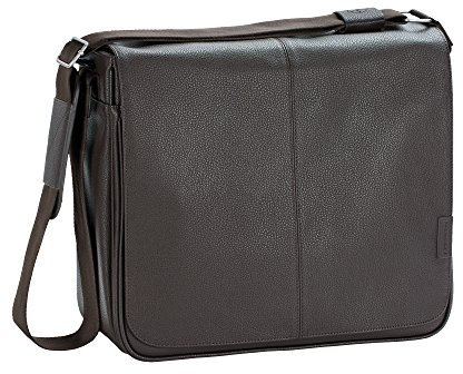 LÄSSIG Baby Wickeltasche Stylische Umhängetasche Papa Männer inkl. Wickelzubehör Arbeitstasche/Tender Toby Bag braun