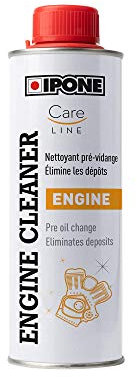 IPONE - Motorreiniger Motorrad - Vor dem Ablassen Engine Cleaner - 300 mL - Entfernt Ablagerungen - Reduziert die Wartungskosten