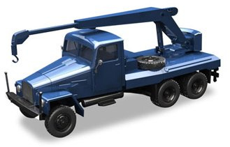 Herpa 308106 IFA G5 Kranfahrzeug, Blau