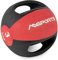 MSPORTS Medizinball Premium mit Griffe 1 – 10 kg – Professionelle Studio-Qualität Gymnastikbälle (3 kg - Rot)