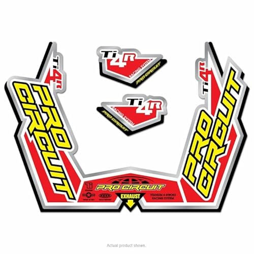 Pro Circuit Schalldämpfer-Aufkleber Mehrfarbig